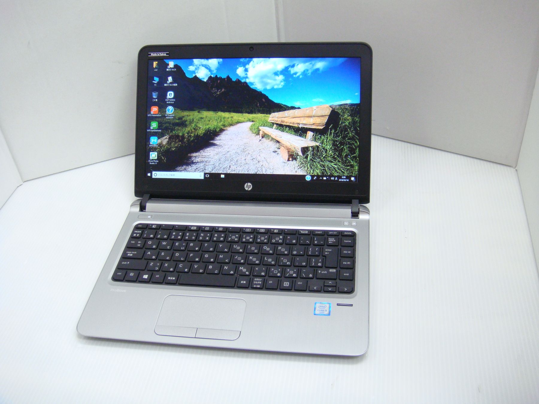 【持ち運びに便利】【スタイリッシュノート】【小型】【軽量】 HP ProBook 430 G3 第6世代 Celeron 3855U/1.60GHz 4GB 新品SSD480GB Windows10 64bit WPSOffice 13.3インチ HD カメラ 無線LAN パソコン モバイルノート ノートパソコン PC Notebook