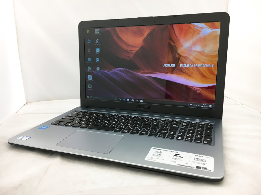 ASUS D540SA-XX142T Windows10 Home 64bit(HDDリカバリ) / Polaris