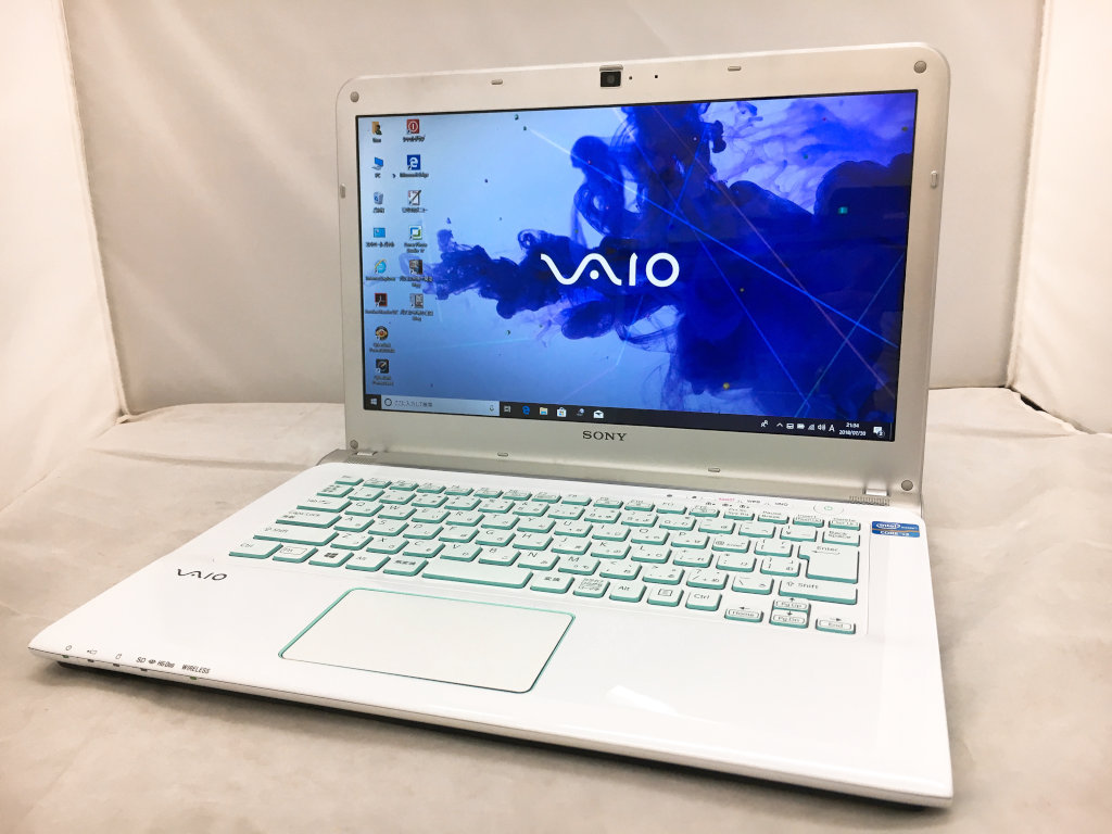 SONY VAIO SVE14A38CJW Windows10 Home 64bit(HDDリカバリ) / Polaris