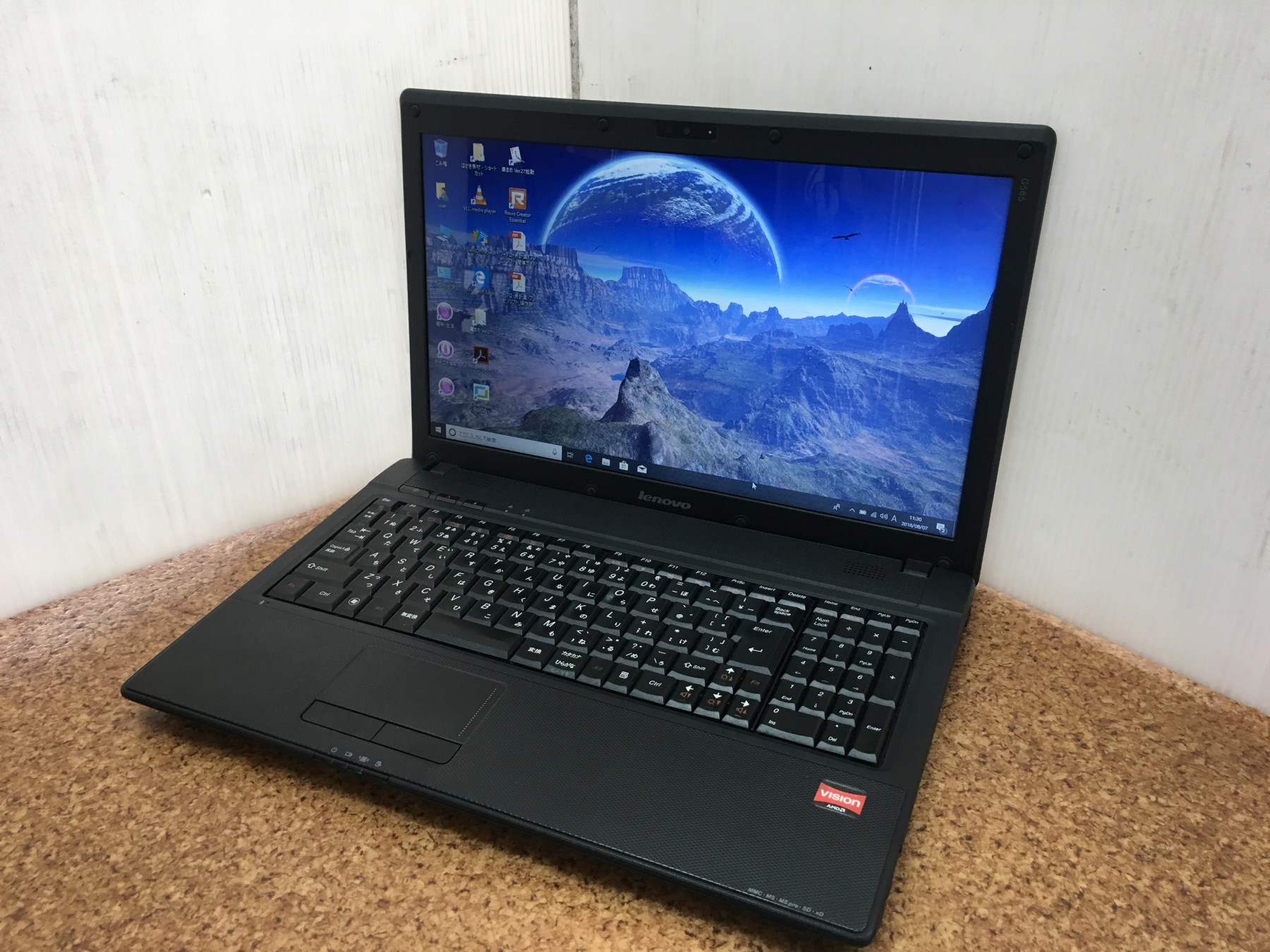 Lenovo G565 CPU：AMD Athlon Ⅱ P360 2.3GHz / メモリ：4GB / HDD：320GB / DVDマルチ