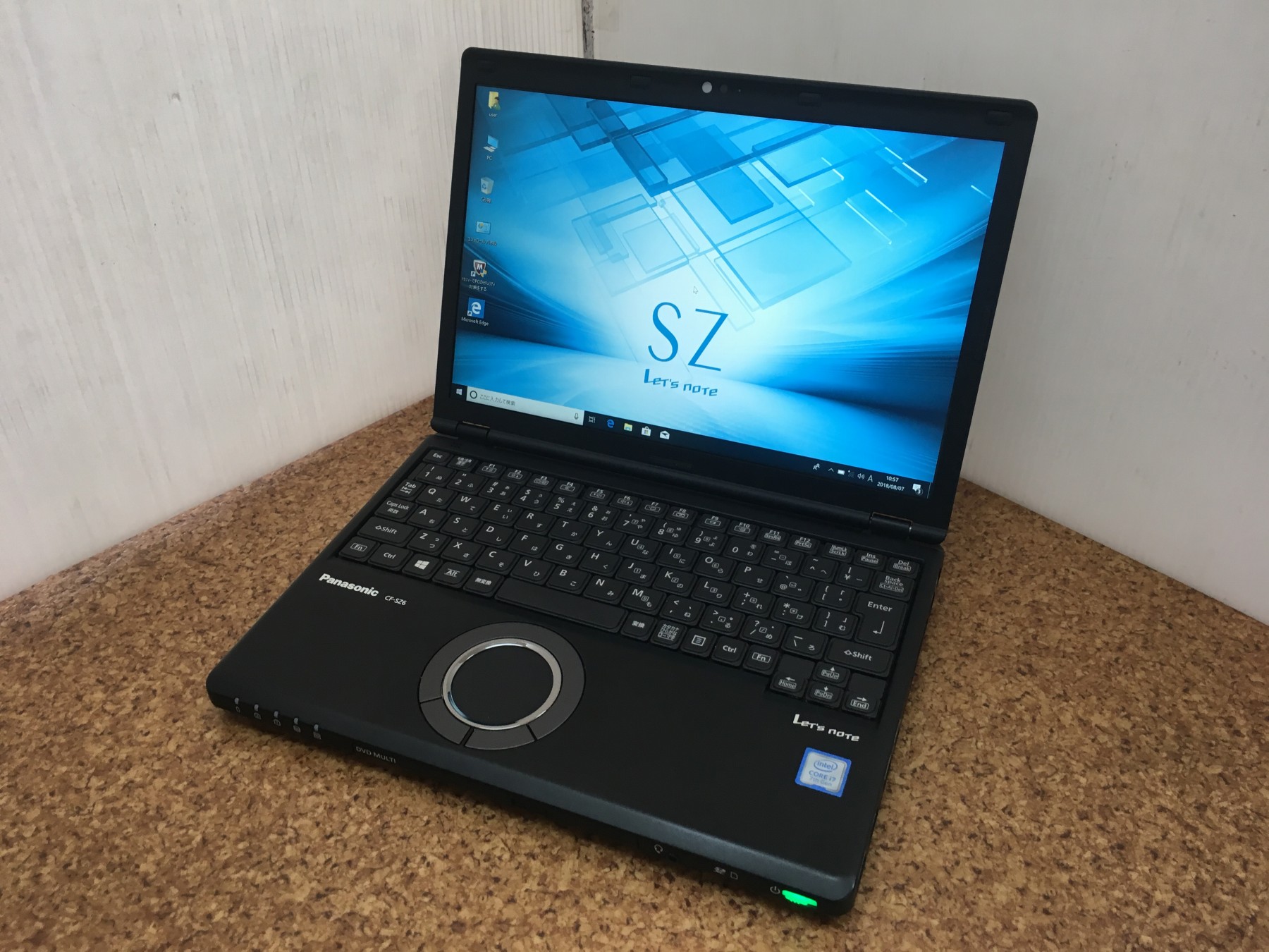 【ジャンク】レッツノートSZ6 i7 8G SSD ノートパソコンPC A26