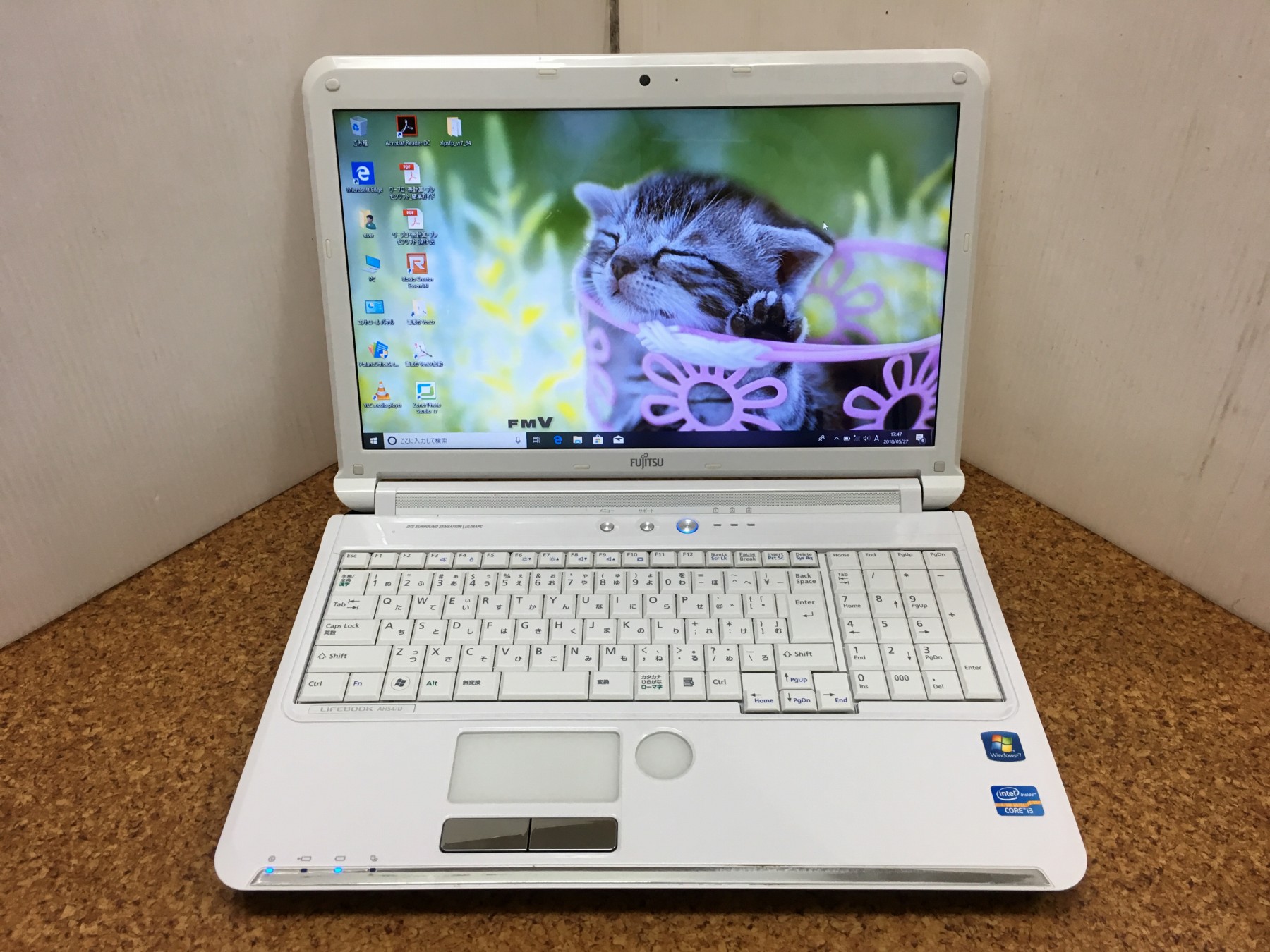 富士通 LIFEBOOK AH54/D CPU：Core i3 2310M 2.1GHz / メモリ：4GB / HDD：640GB