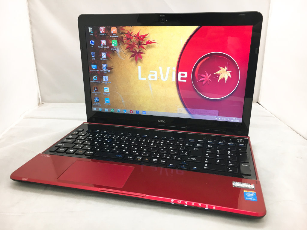 NEC lavie LS350/R core i3 マウス付きブルーレイディスクドライブ