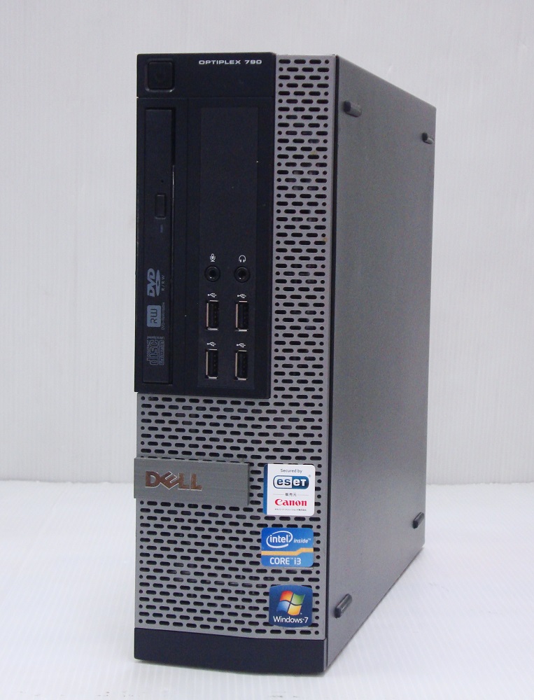 DELL Optiplex 790 CPU:Corei3 2120 3.30GHz / メモリ:4GB / HDD:320GB ...