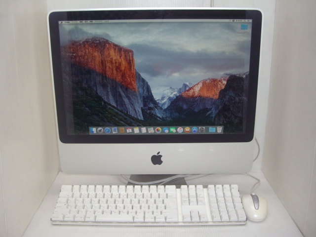 Apple iMac MB323J/A El Capitanモデル Apple iMac MB323J/A El
