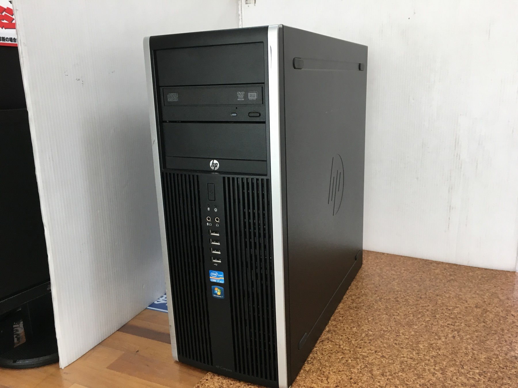 HP Compaq Elite 8300 MT CPU：Core i7 3770 3.4GHz / メモリ：8GB