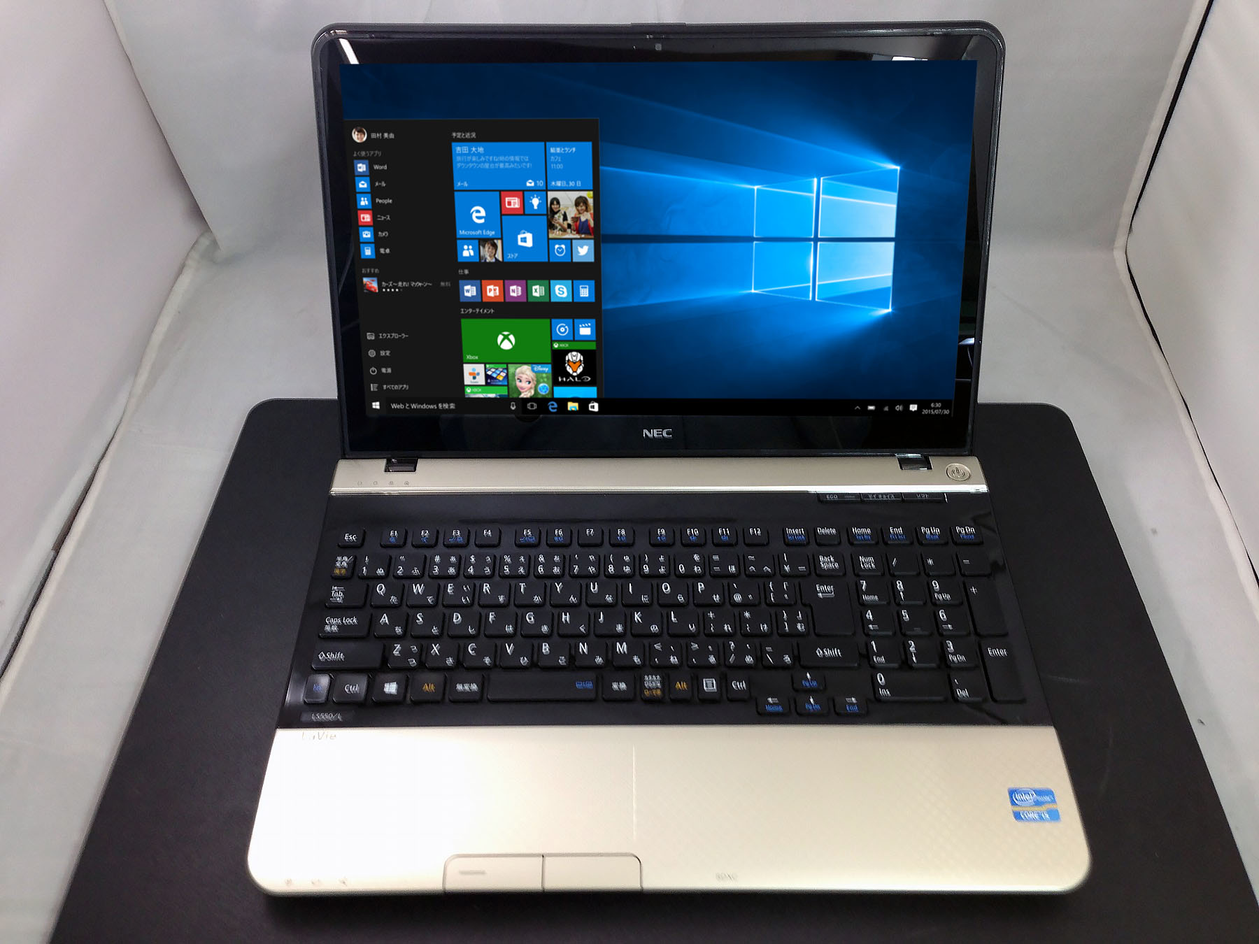 【動作品】NEC PC-VW500/RG　RAM 4GB/HDD 500GB