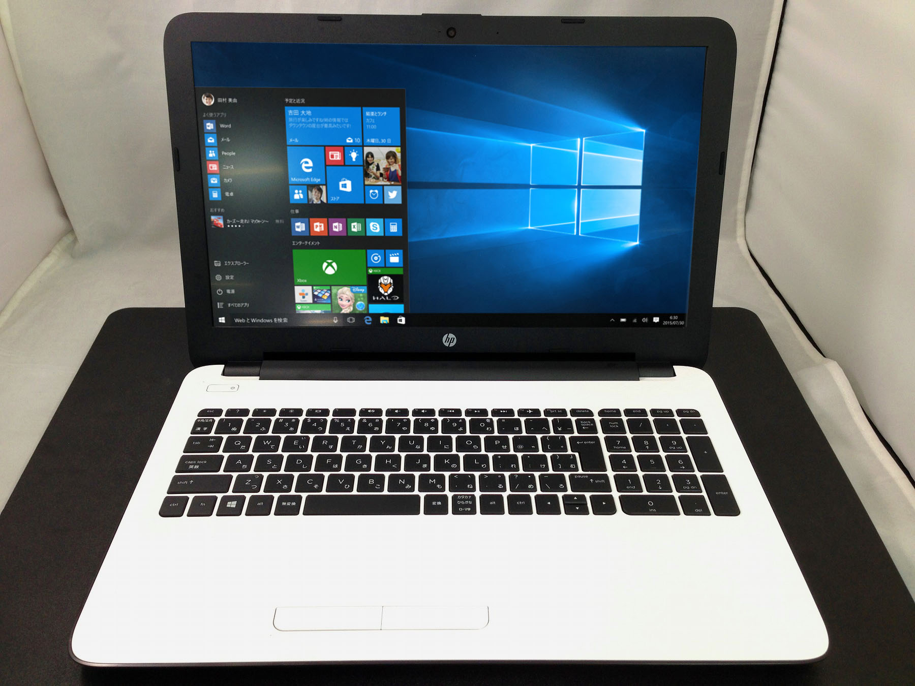 HP 15-af146AU CPU： E1-6015APU 1.4GHz/メモリ：4GB/HDD：500GB/15.6