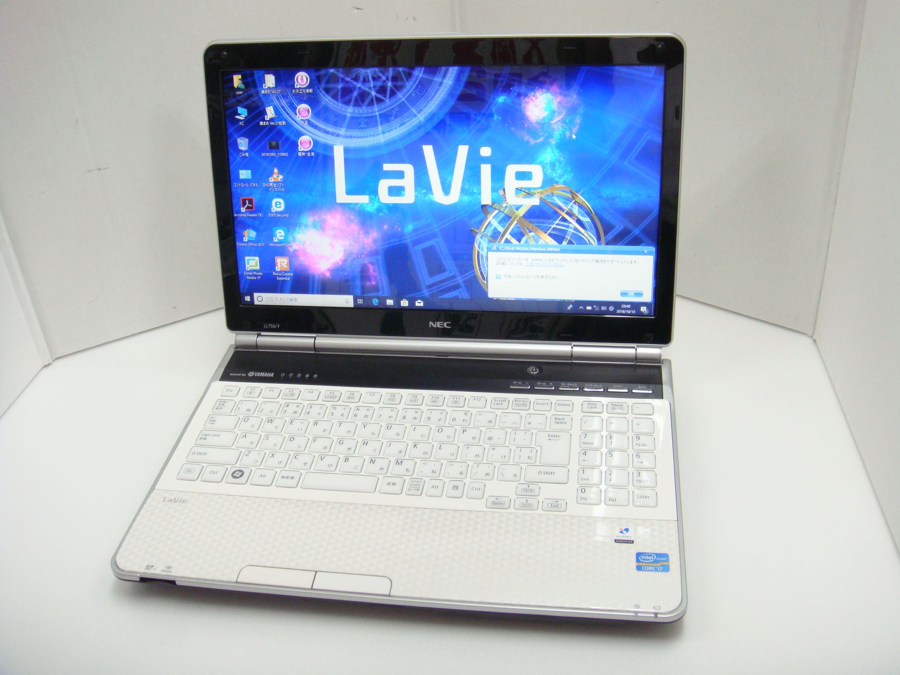 NEC PC-LL750FS3EW CPU：Corei7-2670QM 2.2GHz /メモリ：8GB / HDD