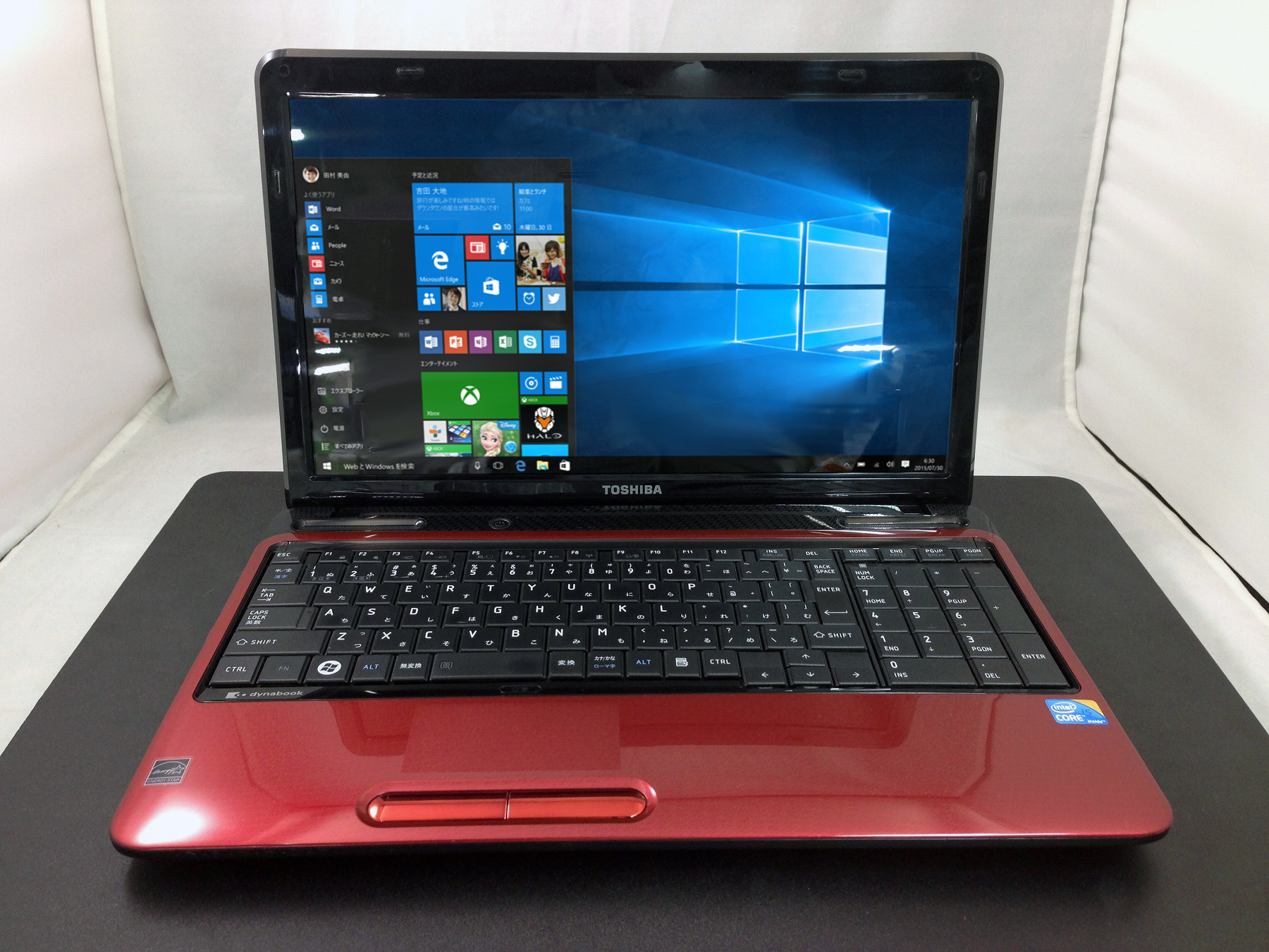 dynabook T350/46BR CPU： Core i5 M480 2.67GHz/メモリ：4GB/HDD