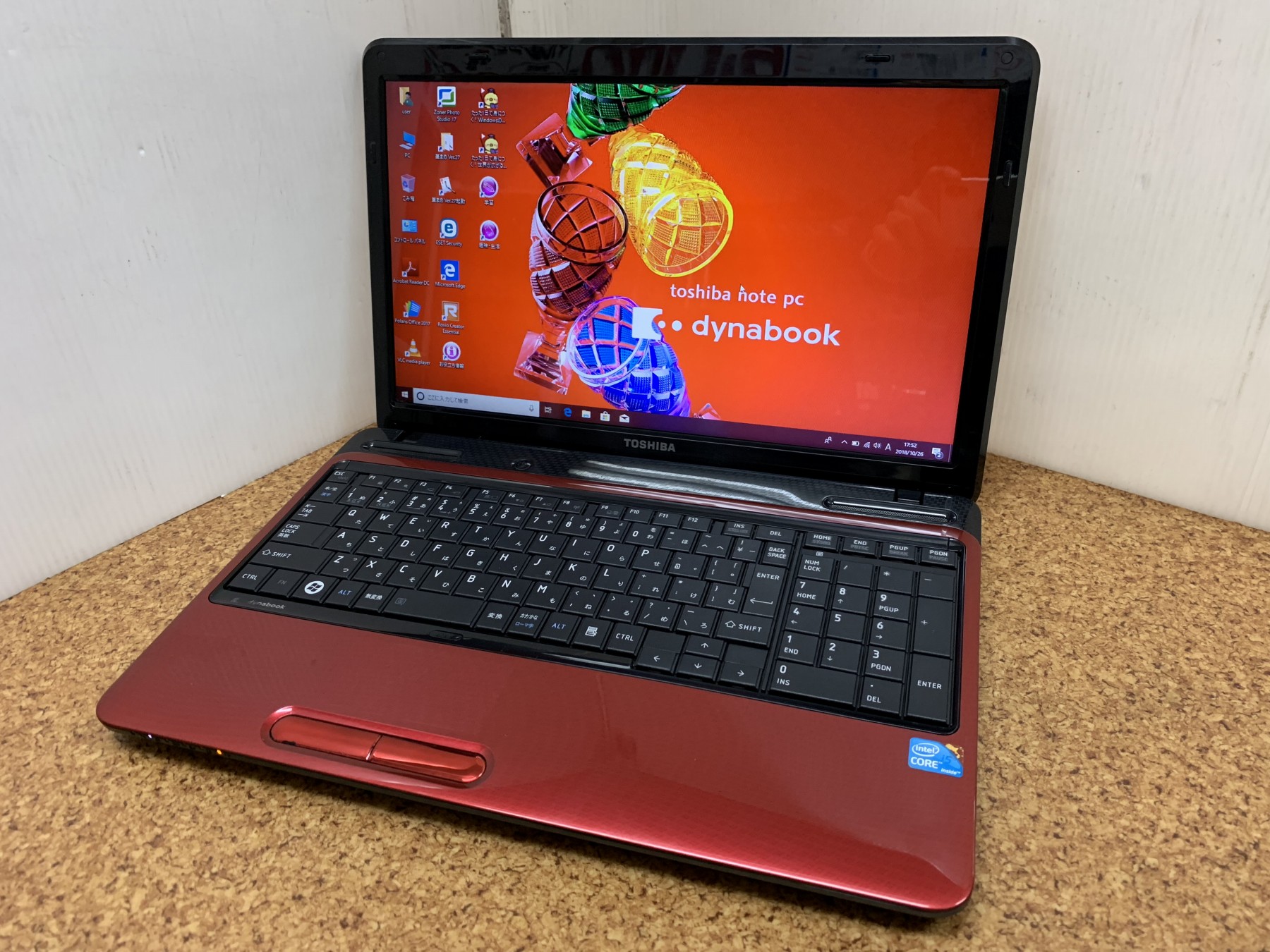 東芝 dynabook T350/46BR CPU：Core i5 2.66GHz / メモリ：4GB / HDD