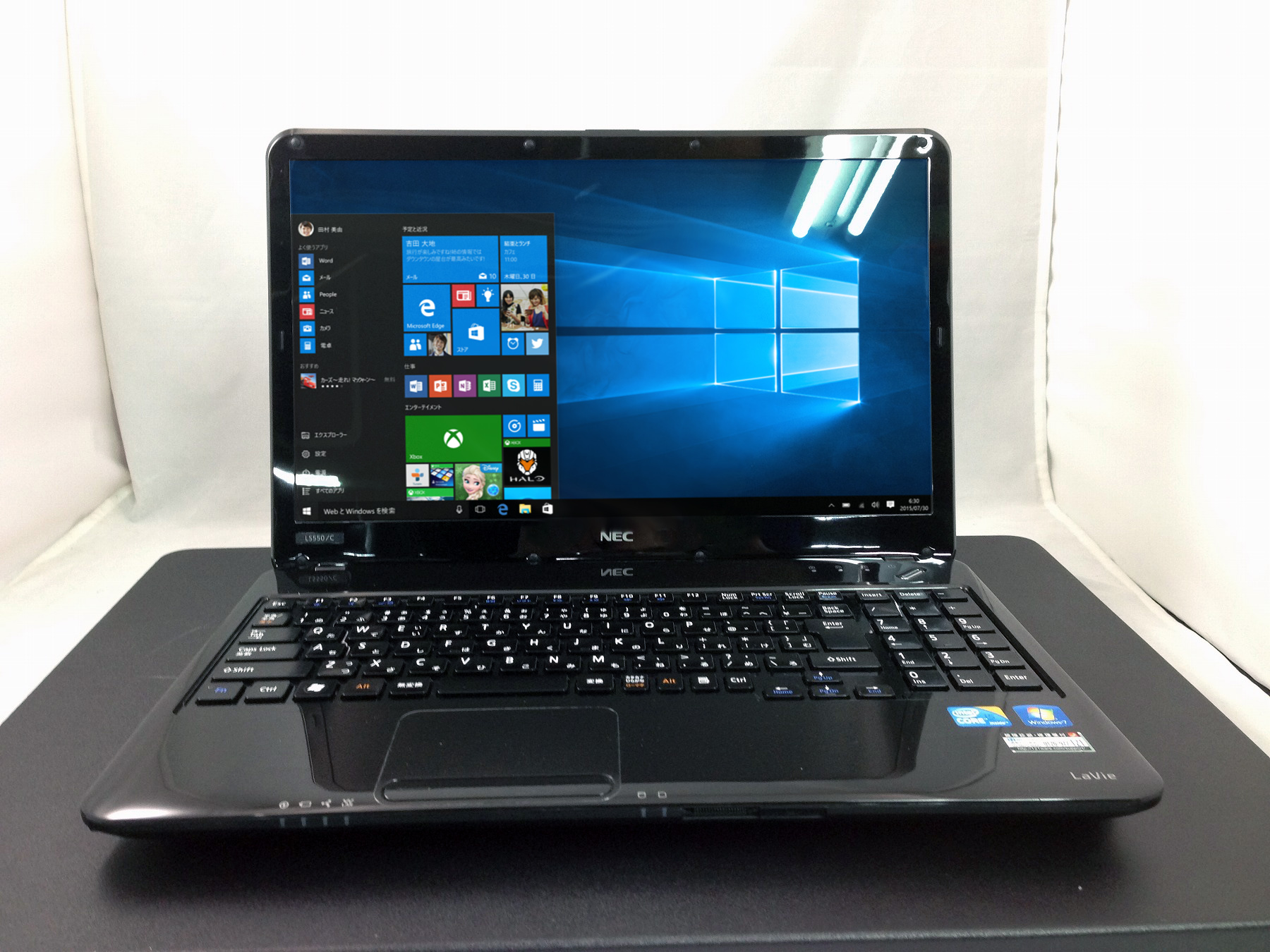 NEC LaVie LS550/D CPU： Core i5 M480 2.67GHz/メモリ：4GB/HDD：750GB/15.6ｲﾝﾁ液晶/OS：Windows 10Home