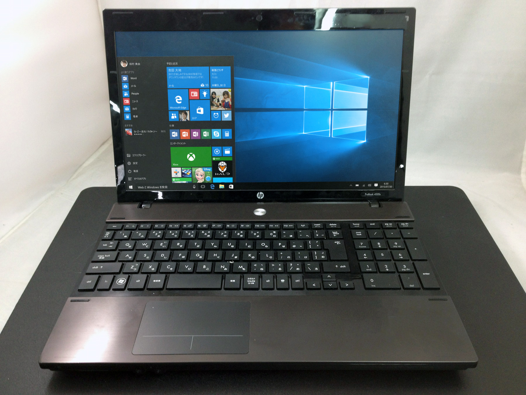 4GBハードディスクHP Notebook Windows 10 Home 2018年購入