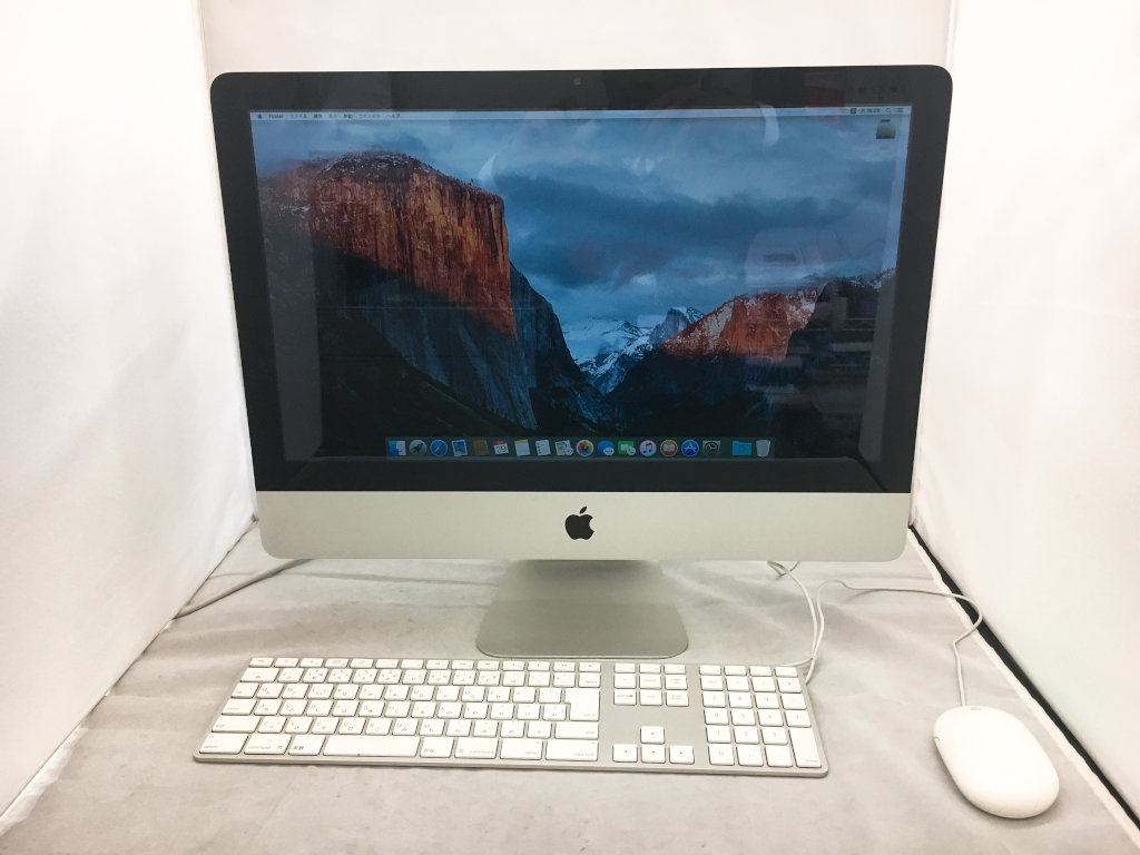 APPLE iMac MC508J/A Mac OS10.11(HDDリカバリ) / Intel Core i3 3.06