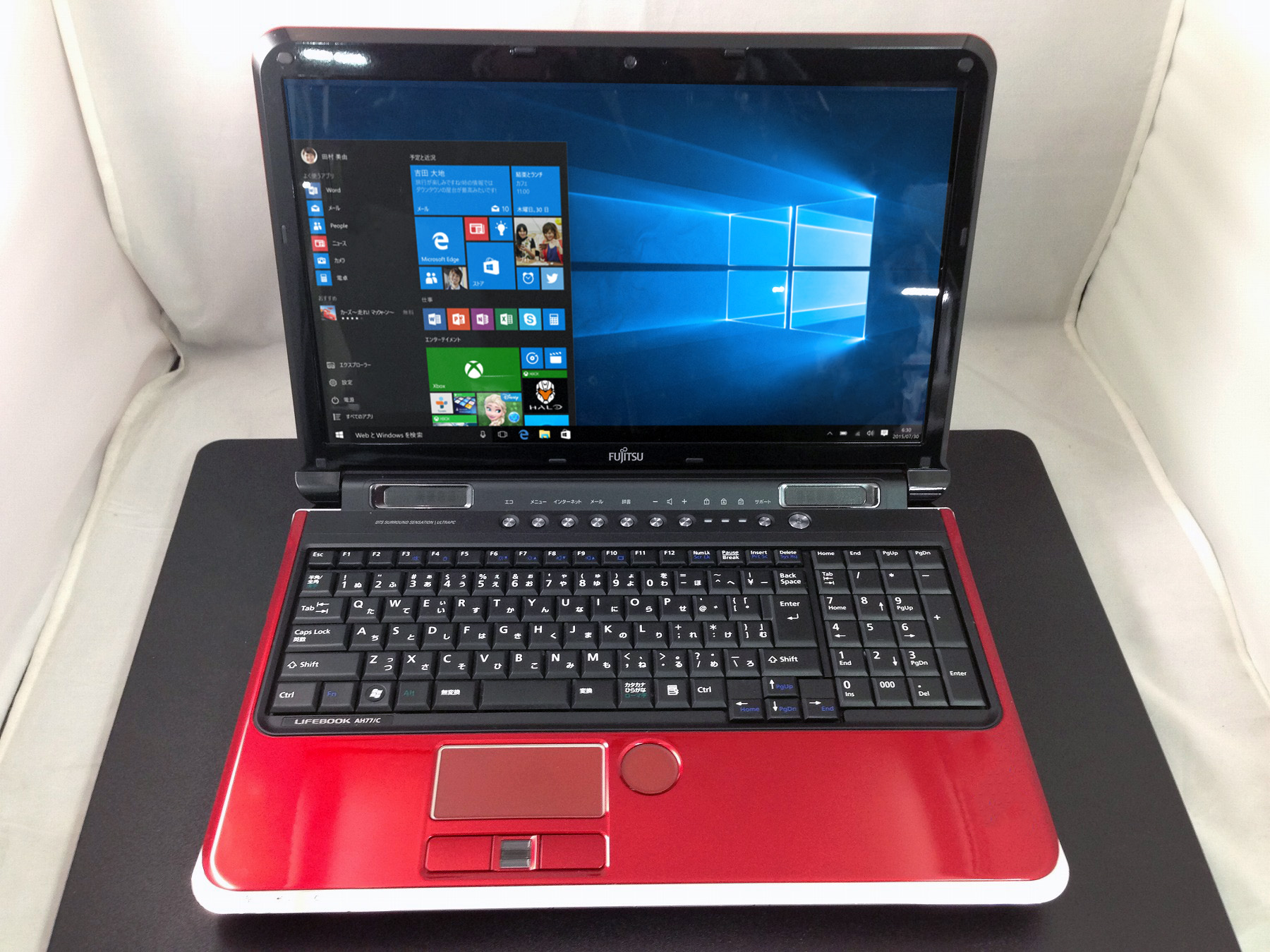 富士通 LIFEBOOK AH77/C CPU： Core i7 2630QM 2GHz/メモリ：4GB/HDD