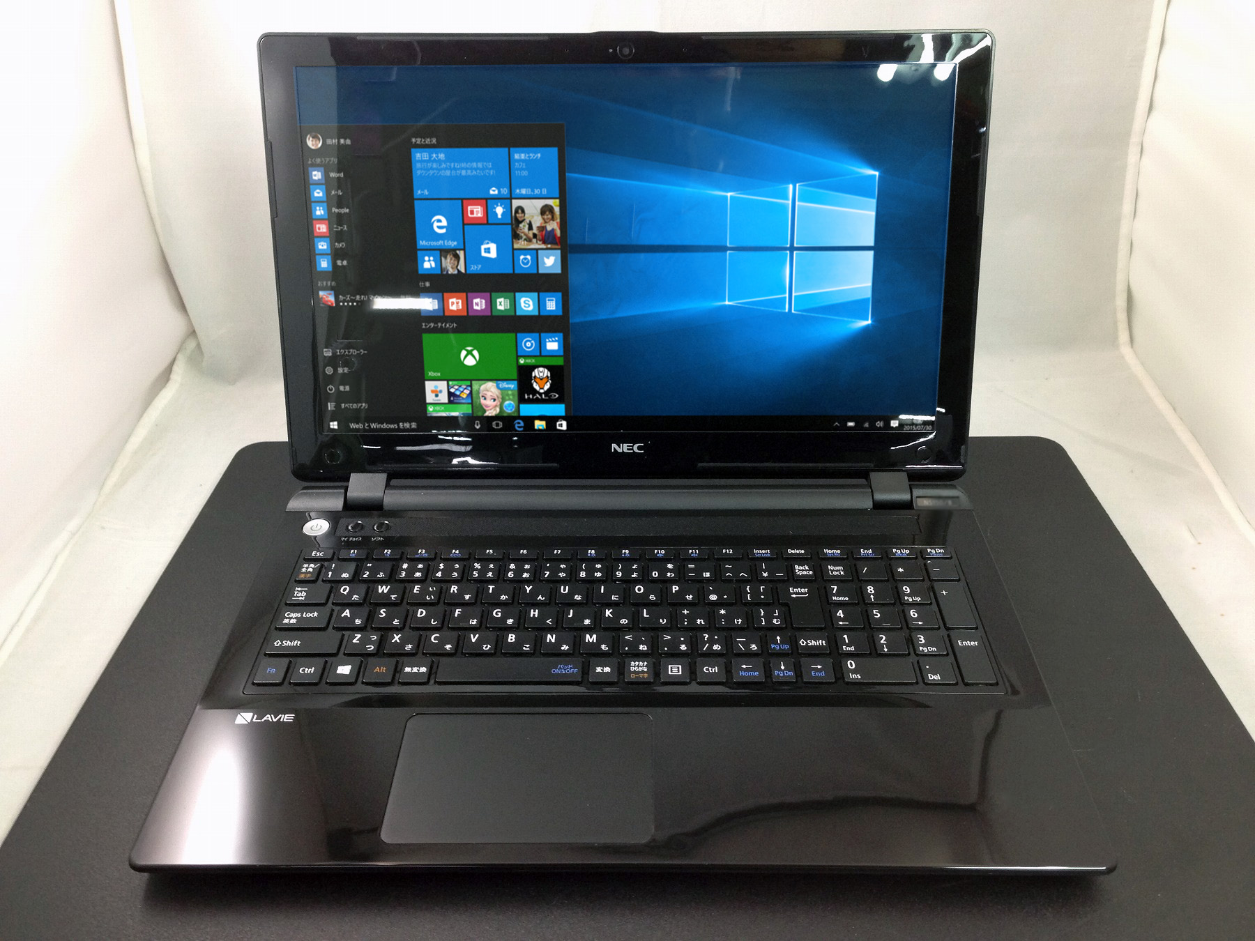 NEC 薄型ノートwindows10PC　NS150/B