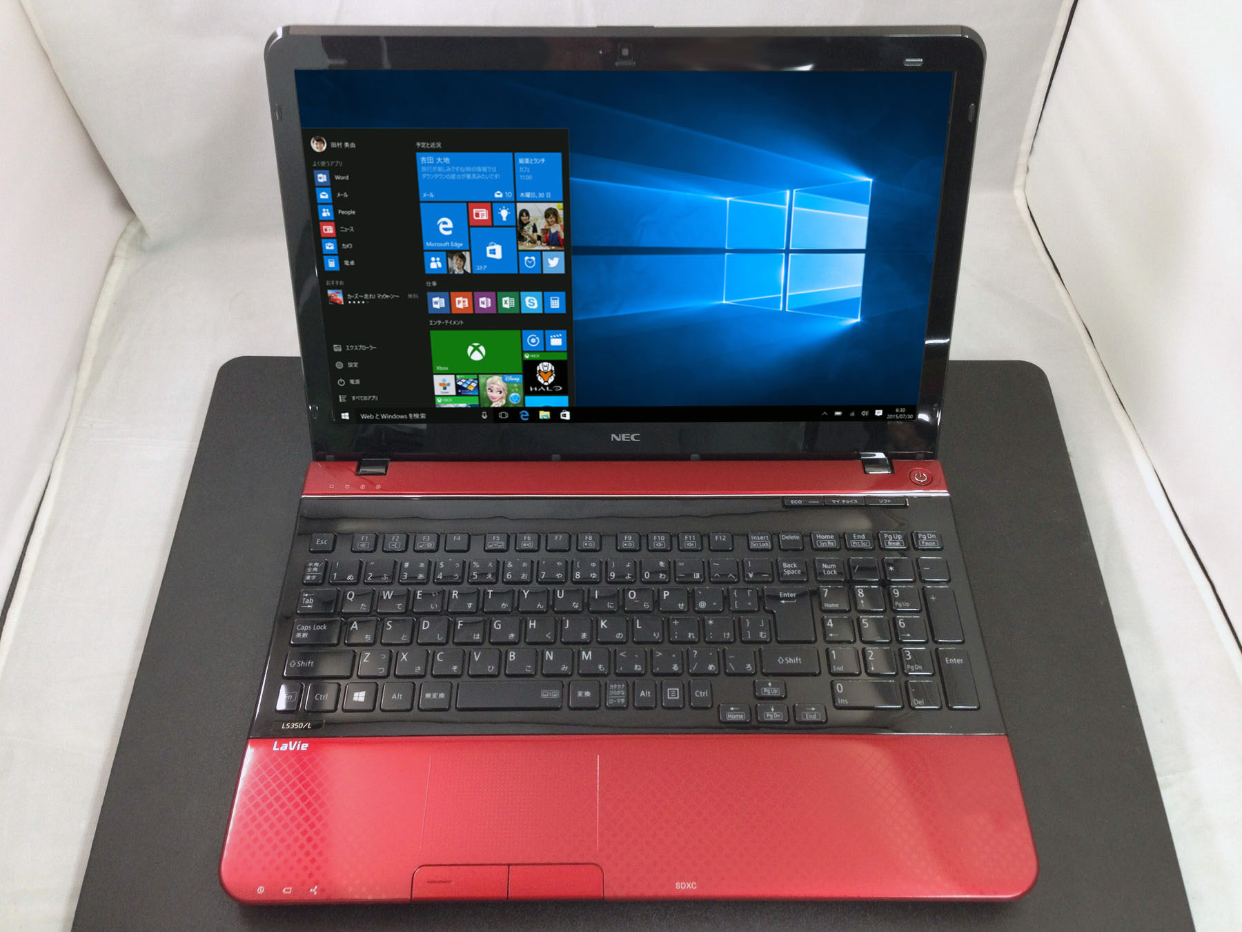 NEC PC-LS550MSR Windows10 インテルコアi5 画面割れサウンド機能