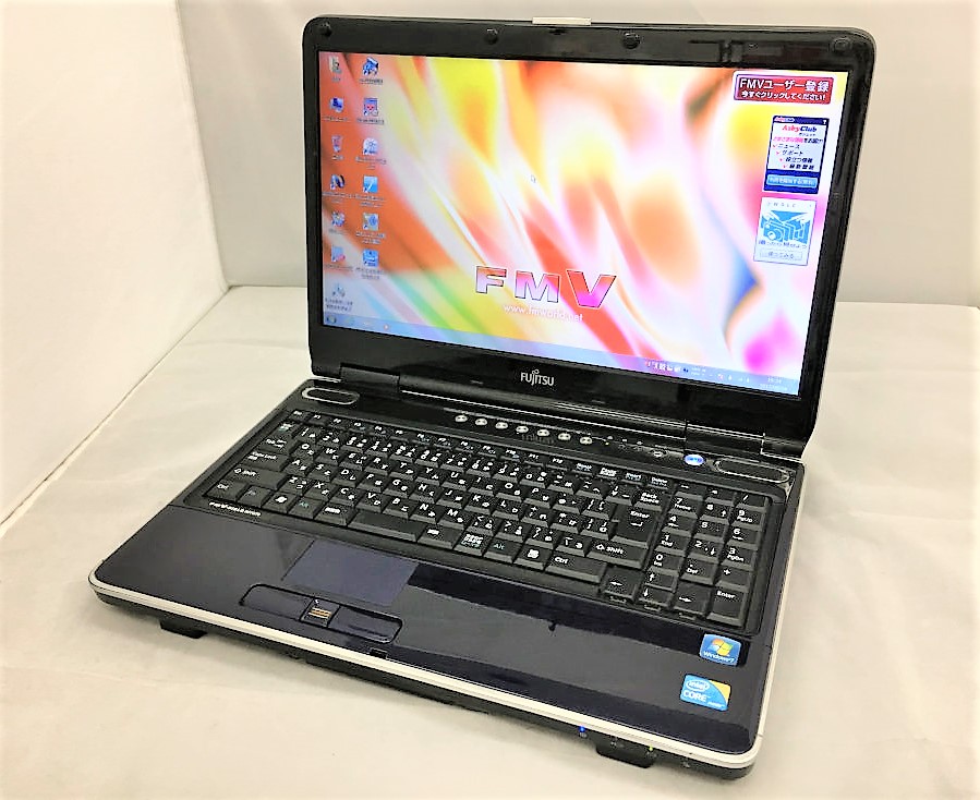 ノートPC 富士通 NF/G70 ブルー i5 4GB BD 無線 Win10