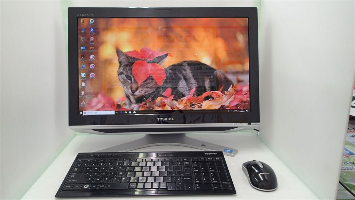 TOSHIBA REGZA PC D711/T3DB Celeron CPU B800@1.50GHz / メモリ：4GB