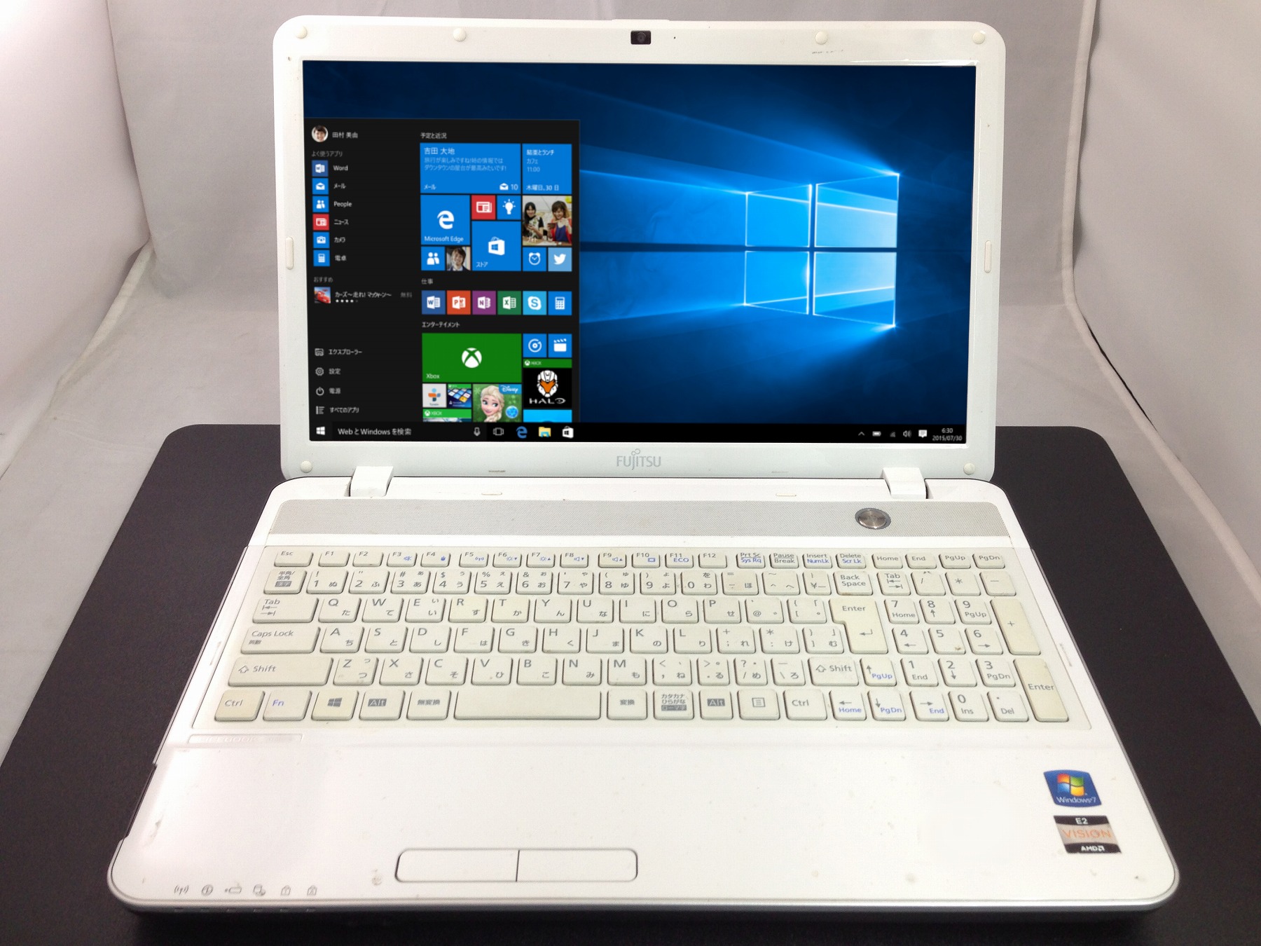 FUJITSU LIFEBOOK AHシリーズ FMVA40EWJ AMD E450-1.6GHz/4GB/320GB/DVD-RW