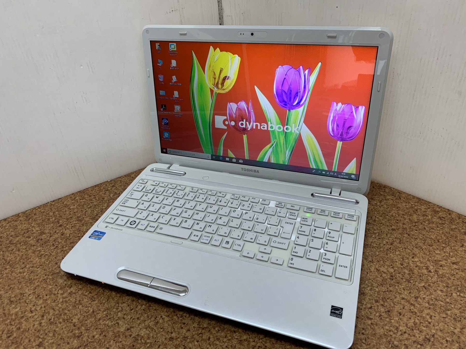 東芝 dynabook T451/58EW CPU：Core i7 2670QM 2.2GHz / メモリ：8GB / HDD：750GB