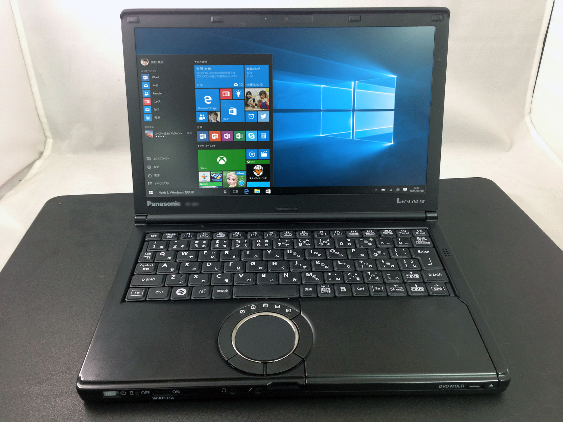 Panasonic Let'snote CF-SX1 CPU： Core i5 2540M 2.6GHz/メモリ：4GB