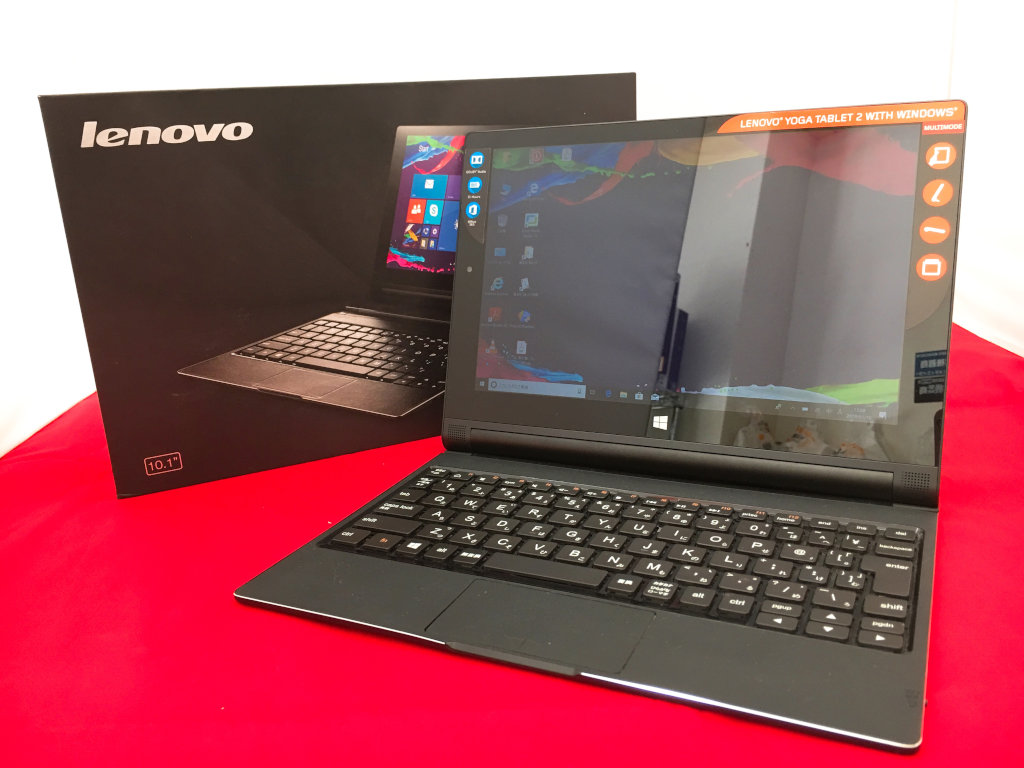 32GBディスプレイLenovo YOGA Tablet2-1051L　Windowsタブレット