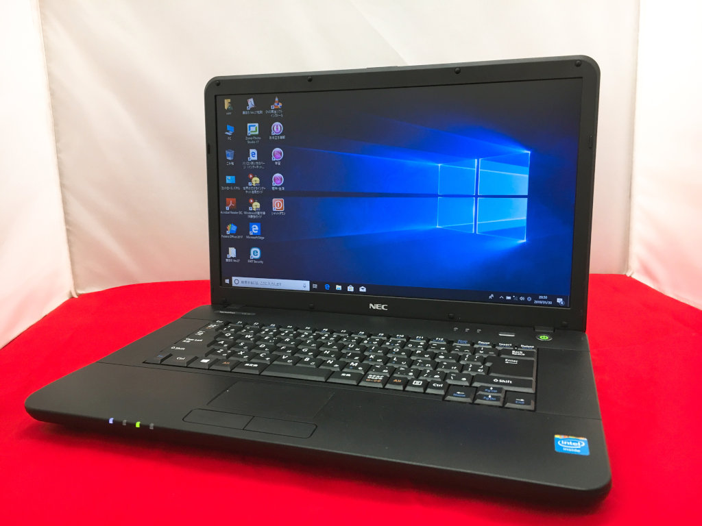 NEC VersaPro PC-VK18EAZCG Windows10 Home 64bit(HDDリカバリ