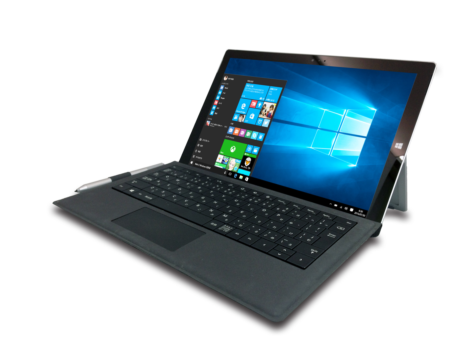Microsoft SurfacePro3 CPU： Core i5 4300U 1.9GHz/メモリ：8GB/SSD