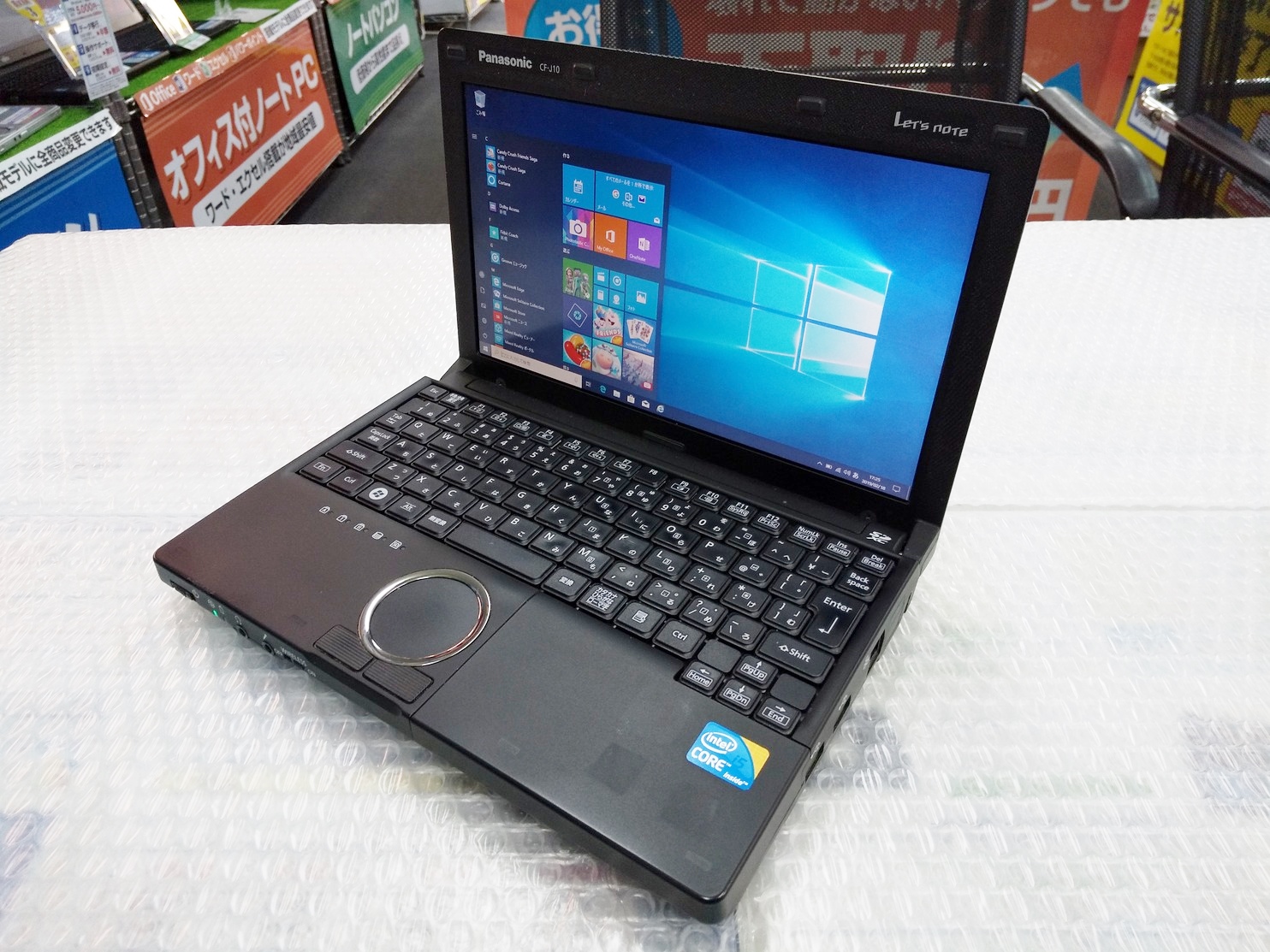 Panasonic Let’s note CF-J10 (Core i5 2.67GHz/4GB/SSD120GB) 中古ノートパソコンが激安