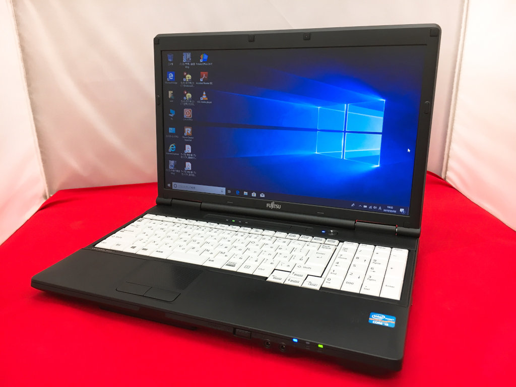 全国宅配無料 富士通 LIFEBOOK A572 F Windows10 15.6インチ Core i5 3320M 2.6GHz メモリ4GB  HDD320GB DVDマルチドライブ