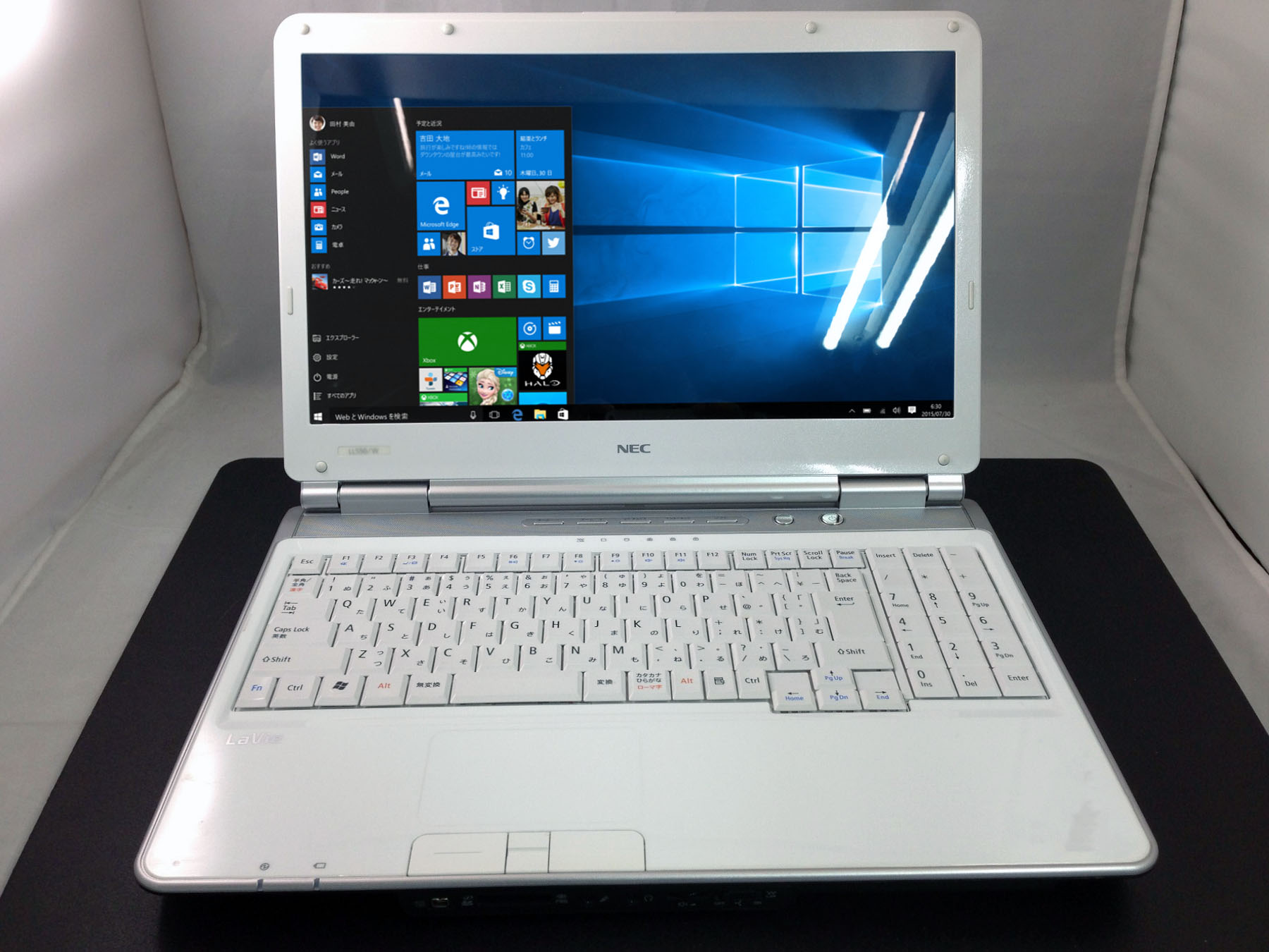 NEC Lavie LL550/W CPU： Core i3 M330 2.13GHz/メモリ：4GB/HDD