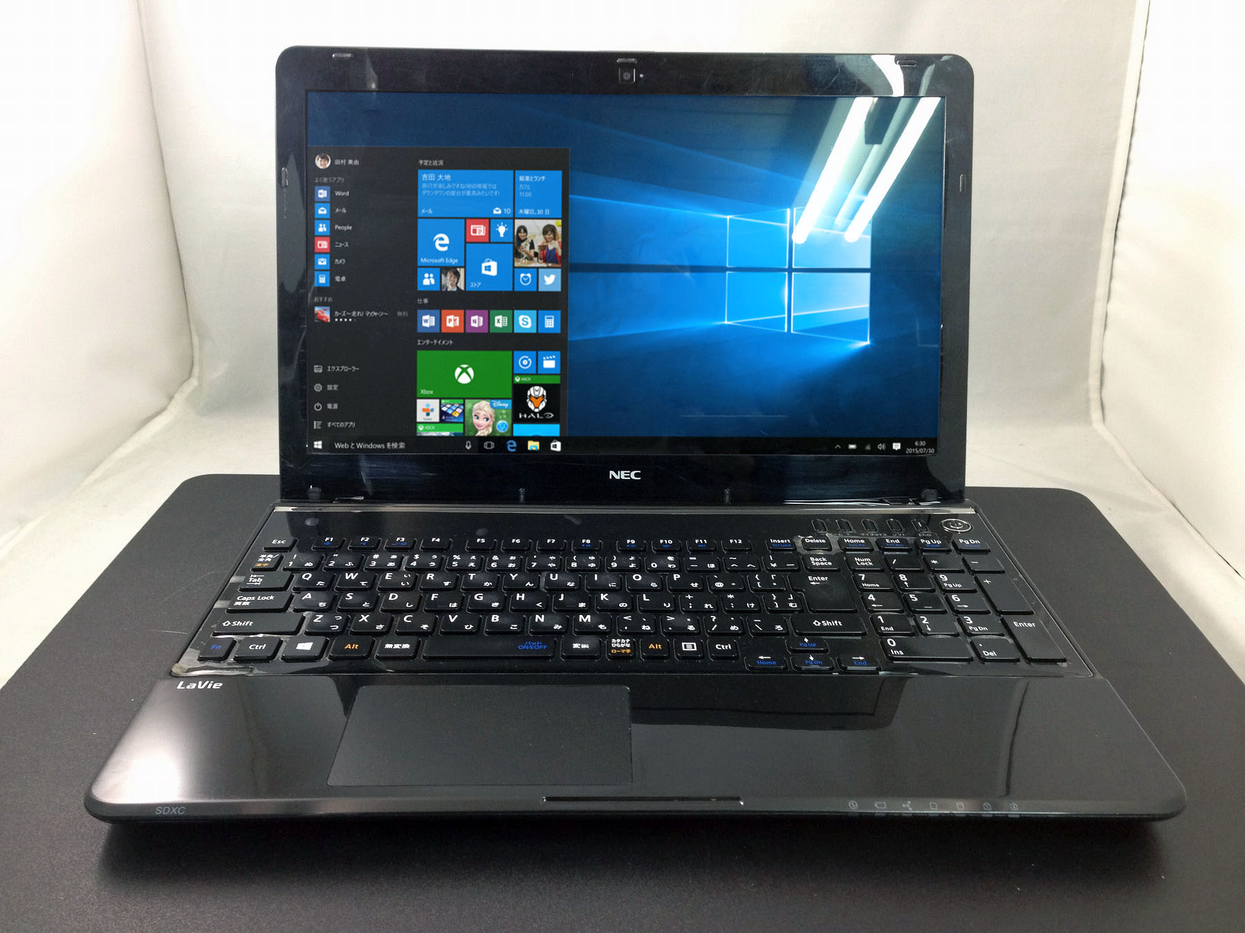 NEC LaVie LS350/N CPU： Core i3 4000M 2.4GHz/メモリ：4GB/HDD