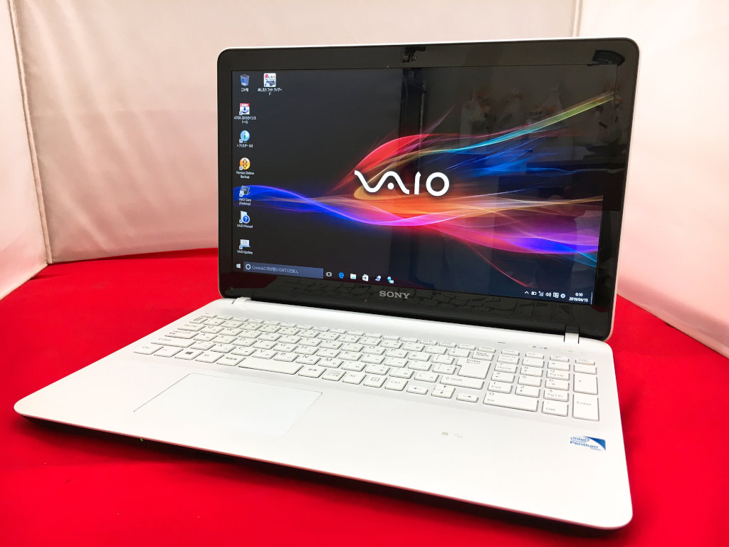 SONY VAIO Fit 15E SVF15217CJW Windows10 Home 64bit(HDDリカバリ ...