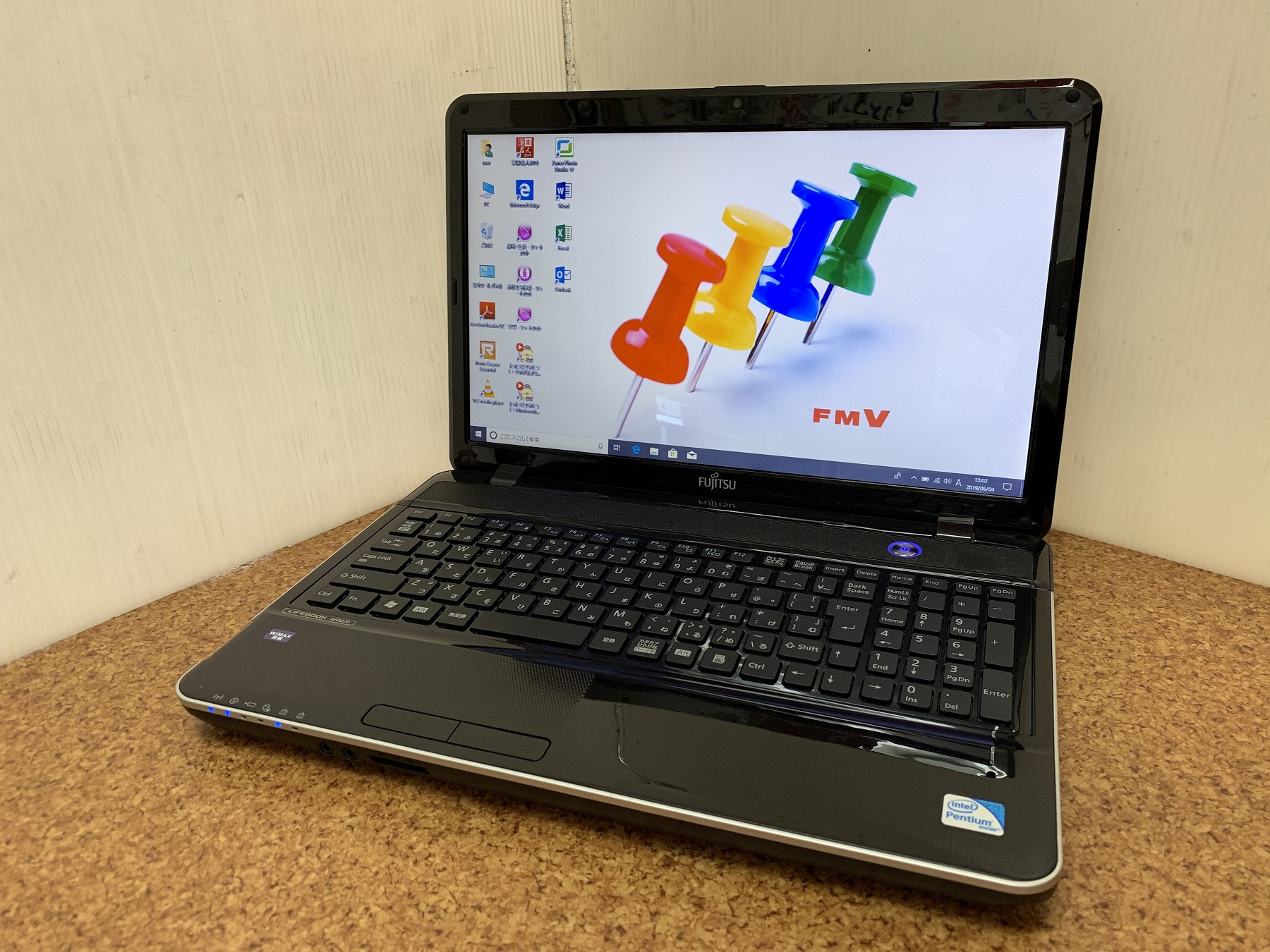 富士通 LIFEBOOK AH42/D CPU：Pentium B940 2GHz / メモリ：4GB / SSD