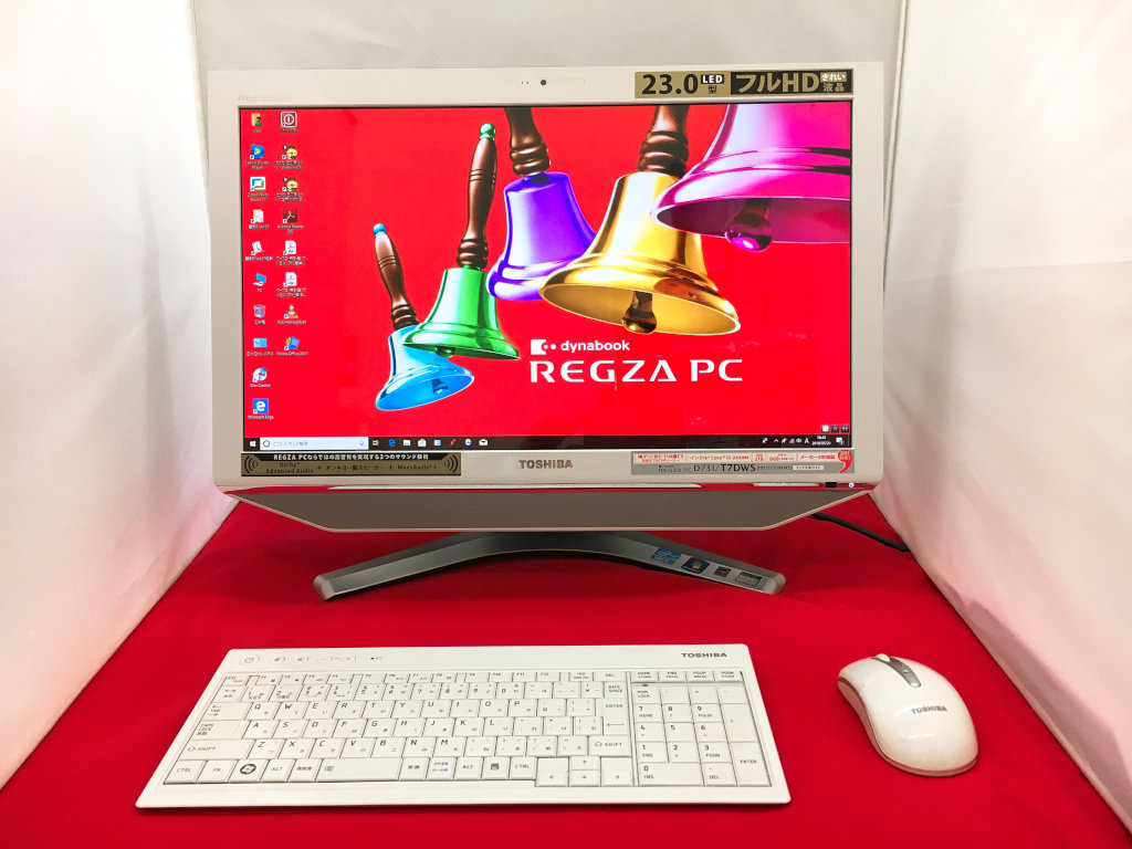 東芝 REGZA PC D731/T7DWS Windows10 Home 64bit(HDDリカバリ