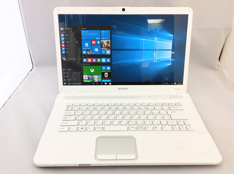 SONY VAIO VGN-NW51FB CPU： Core 2 Duo P8700 2.53GHz/メモリ：4GB/HDD：500GB/15