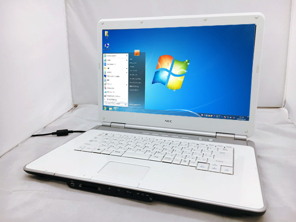 NEC Lavie LL150/W Windows7搭載モデル CPU： Celeron T3000 1.8GHz ...