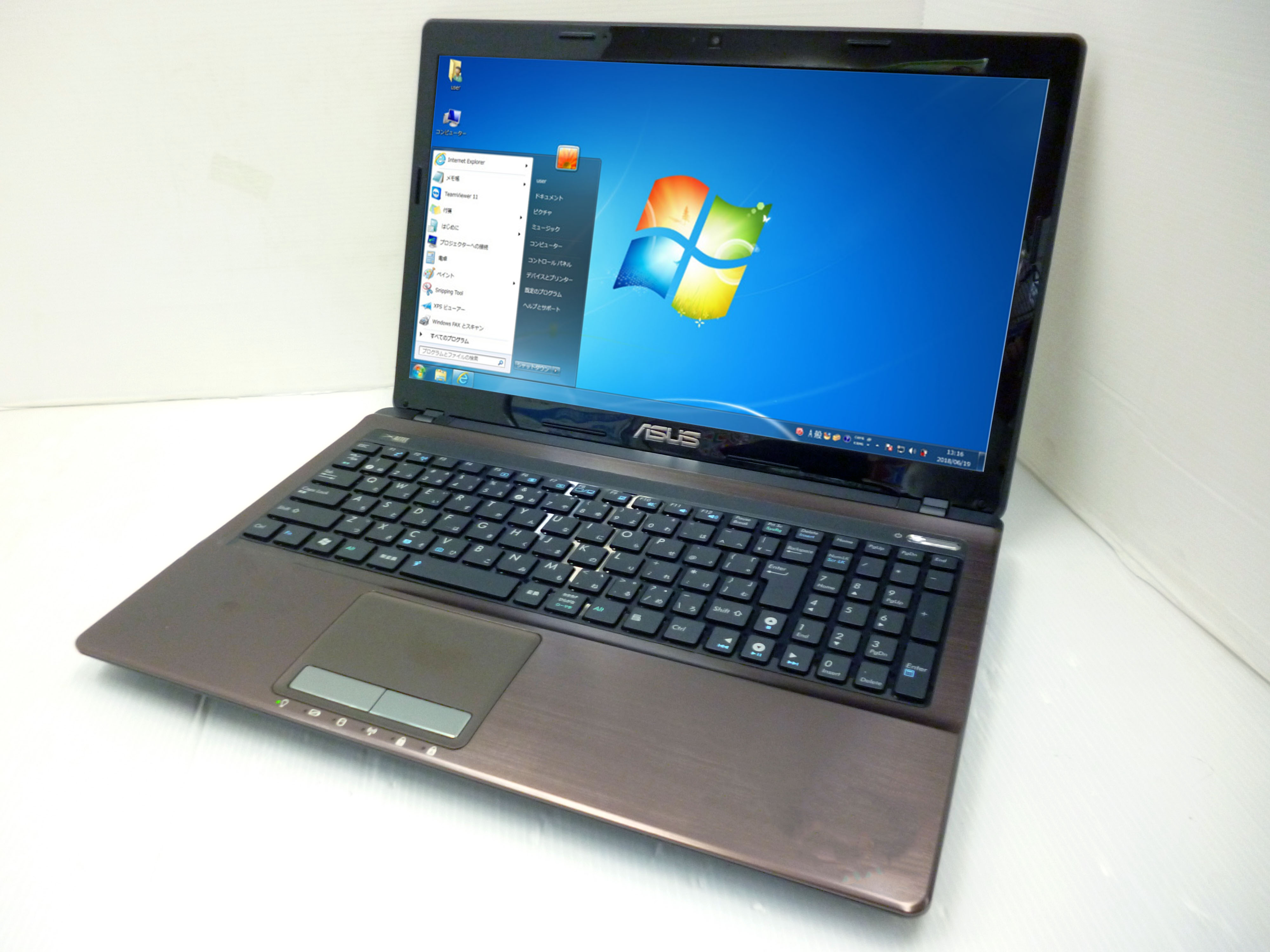 ASUS K53E-SX1097VS Windows7搭載モデル CPU： Core i7 2630QM 2GHz