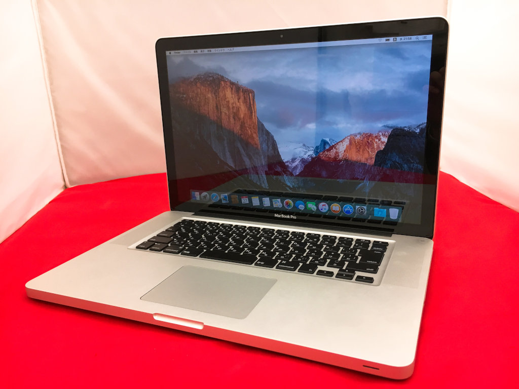 APPLE MacBook Pro 2000/15 MC721J/A Mac OS 10.11(HDDリカバリ