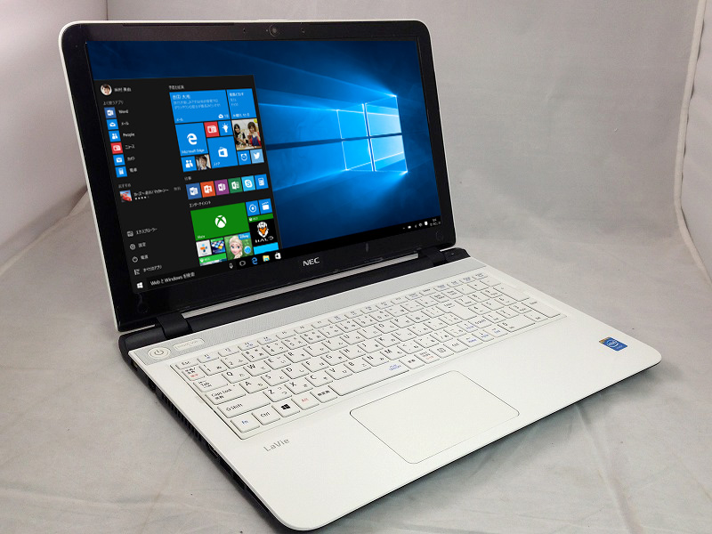 NEC Lavie LS150/T CPU： Celeron 2957U 1.4GHz/メモリ：4GB/HDD