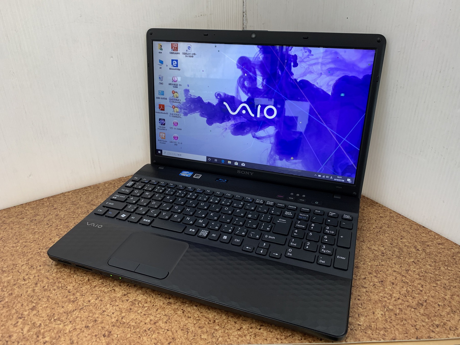 SONY VAIO VPCEH39FJ CPU：Core i5 2450M 2.5GHz / メモリ：8GB / HDD