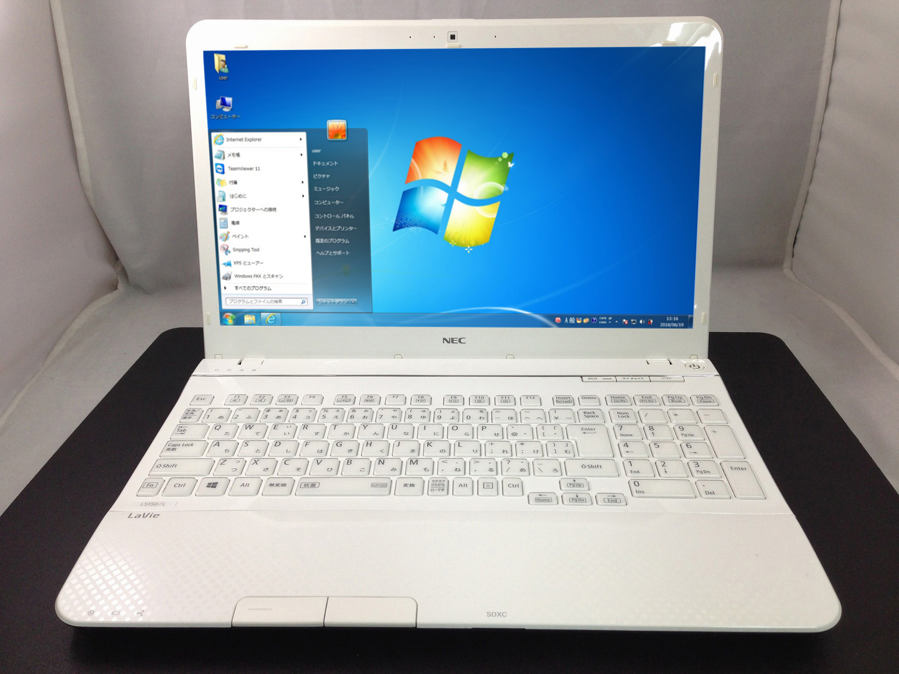 NEC ノートパソコン PC-LS150NSB/特価美品