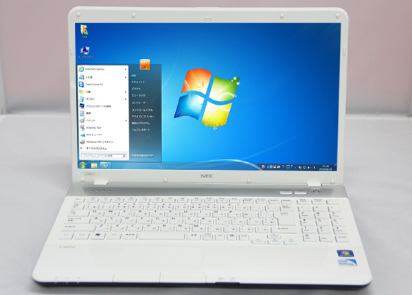 NEC Lavie LS150/F Windows7搭載モデル CPU： Celeron B800 1.5GHz