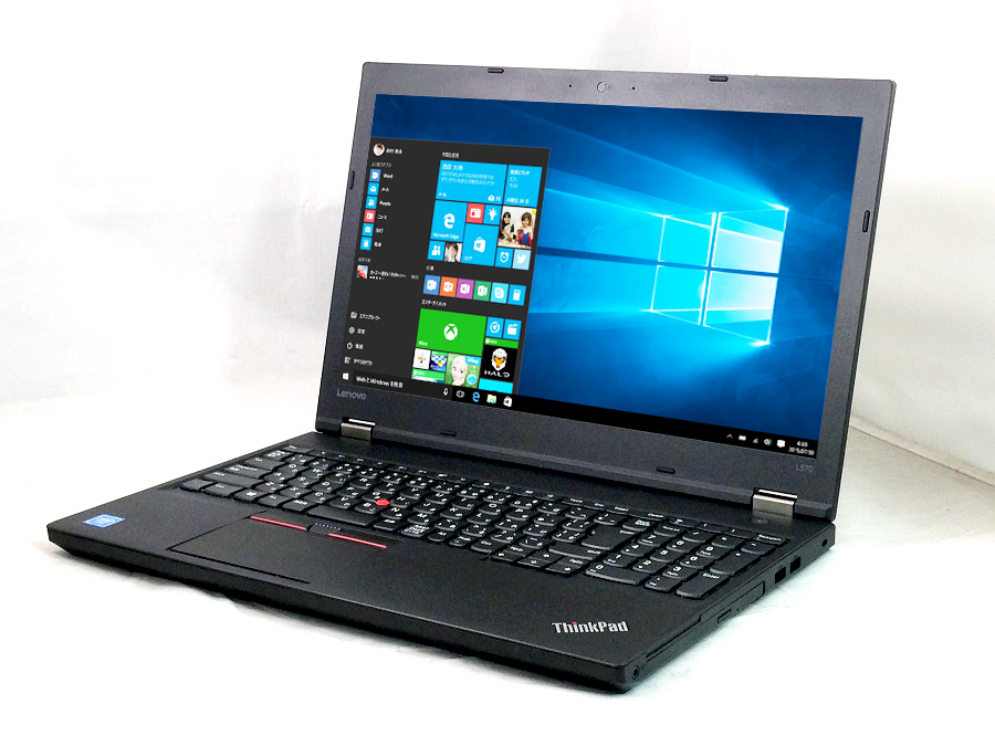 Lenovo ThinkPad L570 CPU： Celeron 3965U 2.2GHz/メモリ：4GB/SSD