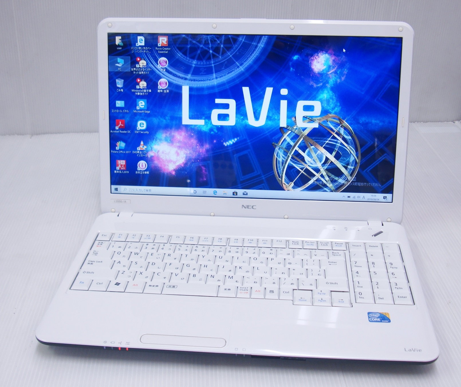 NEC LaVie PC-LS550/A CPU:Corei5 430M 2.27GHz / メモリ:4GB / HDD