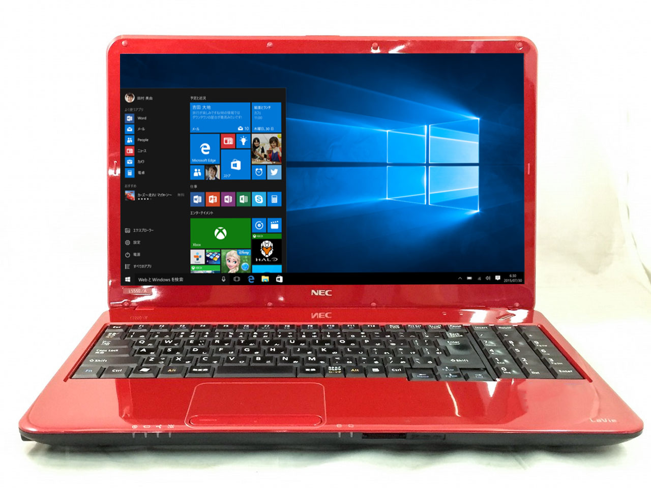 NEC Lavie LS550/A CPU： Core i5 M430 2.27GHz/メモリ：4GB/HDD：500GB/15.6ｲﾝﾁ液晶