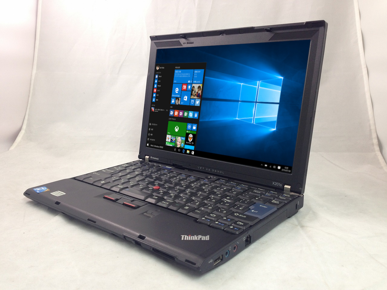 Lenovo ThinkPad X201s CPU： Core i7 L620 2GHz/メモリ：4GB/HDD：320GB/12.1ｲﾝﾁ