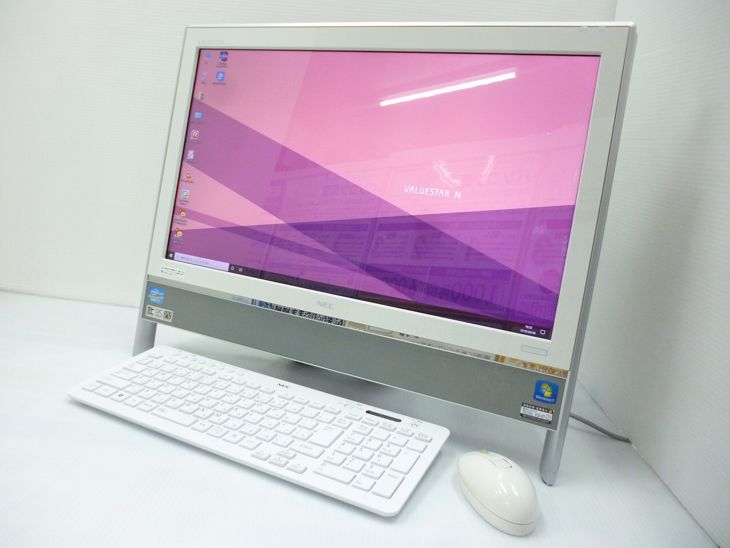 一体型PC Win10 NEC VN770/F core i7/2TB/8GB