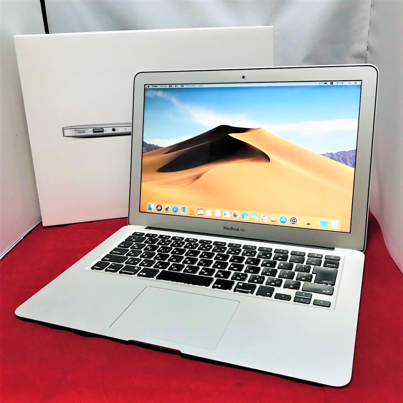Apple MacBook Air 1800/13.3 MD231J/A MacOS 10.14 (Mojave)/ CPU:Core i5  1,8GHz メモリ:4GB SSD:128GB 13.3インチ 中古ノートパソコンが激安販売中！ 中古パソコン市場